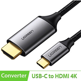 CÁP CHUYỂN USB-C RA HDMI 4K 1.5 MÉT UGREEN 50570 - Hàng chính hãng