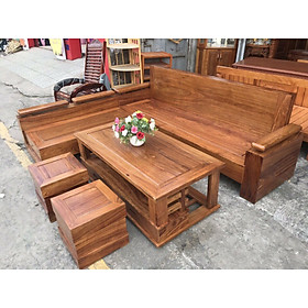 Mua Bộ sofa góc L gỗ hương 2 1m x 1m65