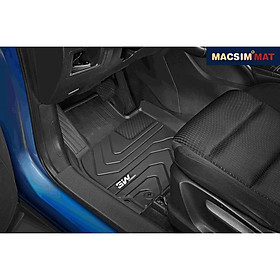 Thảm lót sàn xe ô tô MAZDA CX4 2017- nhãn hiệu Macsim 3W - chất liệu nhựa TPE đúc khuôn cao cấp - màu đen