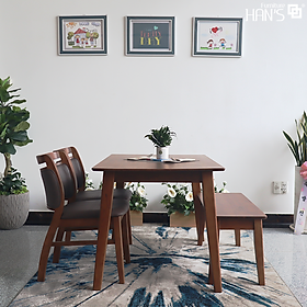 Mua Bộ Bàn Ghế Hàn Quốc BIANCA 2 Chair Bench (BIB2C - SCL)