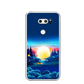 Ốp lưng dẻo cho điện thoại LG V30 - 0449 MOON10 - Hàng Chính Hãng