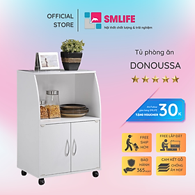 Tủ phòng ăn gỗ hiện đại SMLIFE Donoussa Gỗ MDF dày 17mm chống ẩm