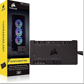 Mua Bộ điều khiển quạt máy tính và dây đèn  RGB Corsair Commander PRO - Hàng Chính Hãng