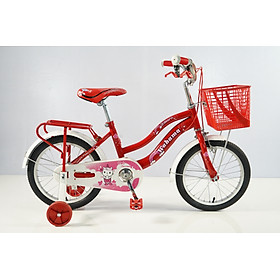 Xe đạp trẻ em Wahama Baby Cat 16 inch 3 màu - Màu Đỏ