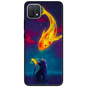 Ốp lưng dành cho Oppo A16K - Oppo A36 / A76 - Oppo Reno 7z 5G - Mèo Và Cá