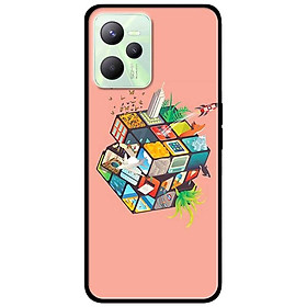Ốp lưng dành cho Realme C35 mẫu Rubik Cube