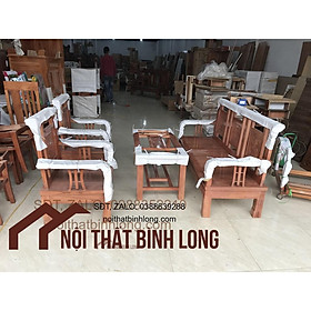 Bộ bàn ghế phòng khách gỗ giá thật