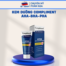 Kem dưỡng Compliment No problem AHA-BHA-PHA phục hồi, tái tạo da dầu mụn