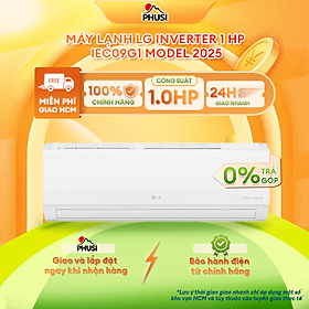 Mua Máy lạnh LG Inverter 1HP IEC09G1/ 1.5HP IEC12G1/ 2HP IEC18G1/ 2.5 HP IEC24G1 - Hàng Chính Hãng - Mới 100