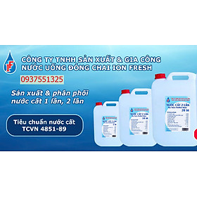 Mua Nước Cất 1 Lần Can 5 lít