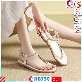 Thiết Kế Khoe Trọn Bàn Chân Xinh RO739 ROSATA Chỉ Cao 2 Phân Nên Thoải Mái, Tung Tăng Cả Ngày