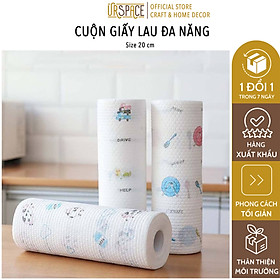 Cuộn Giấy Lau Đa Năng Nhà Bếp Có Thể Giặt Được URSPACE DISPOSABLE LAZY WIG