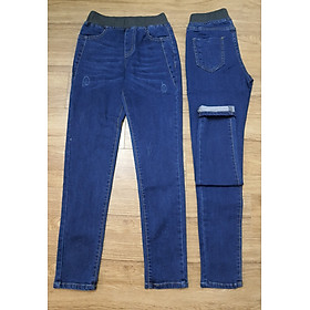 Quần jeans nữ cạp chun