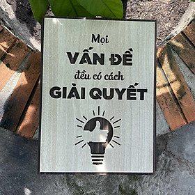 Mua Tranh động lực CARINA T059- Mọi vấn đề đều có cách giải quyết