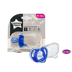 Ty ngậm silicon siêu nhẹ cho bé Tommee Tippee 18-36 tháng (vỉ 1 cái) – Xanh dương