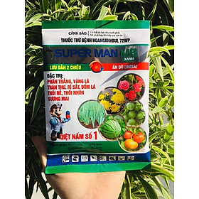 Super Man m8 xanh ấn độ,siêu trừ phấn trắng,vàng lá, thán thư,rỉ sắt,thối nhũn, nghẹt rễ....