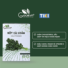 Bột cải xoăn Kale nguyên chất Goce - 45g (15 gói x 3g) ST