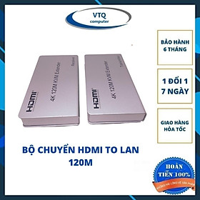 Mua Bộ kéo dài HDMI qua Lan 120m có cổng USB hỗ trợ 4k  HDMI to LAN 120m 4K