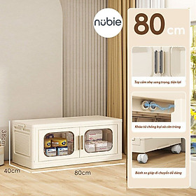 Mua Tủ Quần Áo Gấp Gọn Nubie Có Ngăn Treo Trẻ Em  Đựng Đồ Đa Năng Thông Minh  Tháo Lắp Dễ Dàng  Nhựa PP