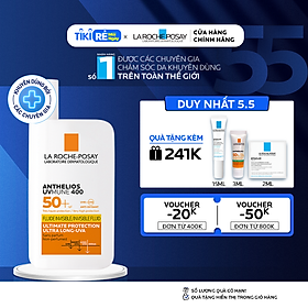 Sữa chống nắng mỏng nhẹ lâu trôi giúp bảo vệ da tối ưu khỏi tia UVA dài La Roche-Posay Anthelios Uvmune 400 Invisible Fluid 50ml