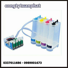 Mua Bộ dẫn mực bộ dẫn mực ngoài cho Epson Workforce 7110 / 7610 / 7710 - Có chip mực  dây dẫn nắp đậy đầy đủ