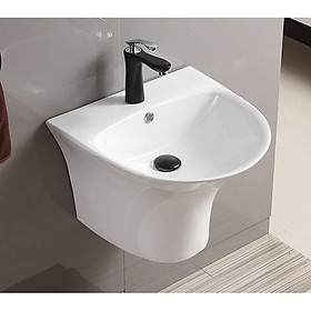 Mua Lavabo/chậu rửa mặt treo tường màu trắng thanh khiết