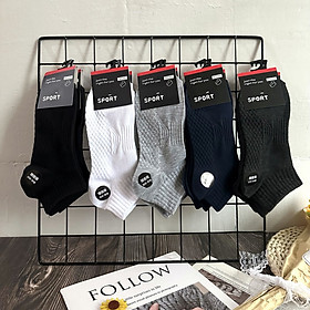 5 đôi tất nam U.ni chống hôi chân cổ ngắn hàng chuẩn