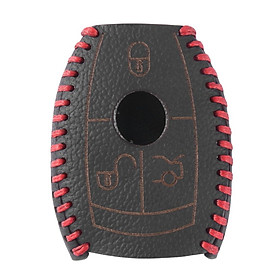 Car Smart Key Case Leather Cover For Mercedes-Benz W203 W210 W211 AMG W204