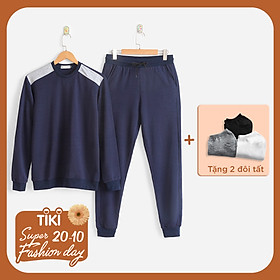 Bộ Nỉ Nam Kiểu Dáng Thể Thao Vải Da Cá Cao Cấp Thời Trang VICERO