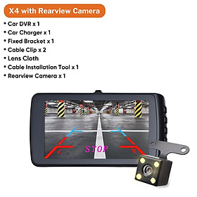 Deelife Dash Cam CAR DVR Camera Dashcam Video Recorder Black Hộp màu Tên: Với camera chiếu hậu