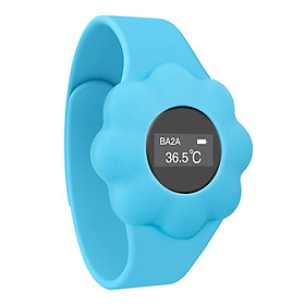 Baby Infrared Thermometer for Forehead & Wrist APP Auto Continuously Measuring Fever Alarm Function Digital Wristband