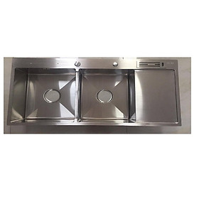 Chậu rửa chén bát inox  2 hố cao cấp