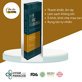 Mua Nhang/Hương Thảo Mộc Hỷ Lạc Hương Hygie - Thanh khiết  ấm áp  làm sạch không khí.  được làm từ các loại lá thảo dược chứa tinh dầu. rụng tàn tự nhiên  ít khói  khói nhẹ mau tan