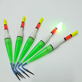 Phao câu cá - Phao đèn câu đêm cảm ứng phát sáng có pin pk-5