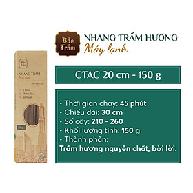 Mua Nhang Trầm Hương Bảo Trầm – Nhang Trầm Máy Lạnh - 20cm/30cm