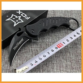 Mua Dao Phượt Gấp karambit X52 Báng Gỗ