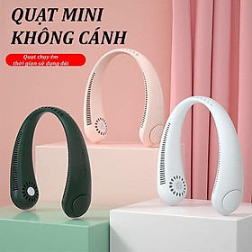 Mua Quạt Đeo Cổ Không Cánh Siêu Mát Dùng Pin Sạc