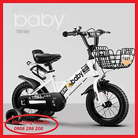 Xe đạp trẻ em BABY xếp gọn , 2 6 tuổi ,yên,vành nan 12inch