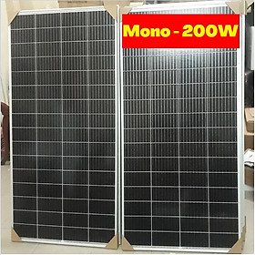 Mua TẤM PIN 200W MONO SOYER SOLAR HÃNG CÔNG NGHỆ MỚI 11 BUSBARS ( TẶNG 1 BỘ JACK MC4)