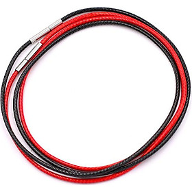 Combo 2 sợi dây vòng cổ cao su - đen + đỏ DCSEO1
