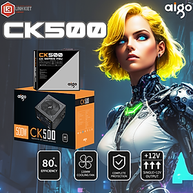 Mua BỘ NGUỒN MÁY TÍNH AIGO MODEL CK500 500W - Hàng chính hãng