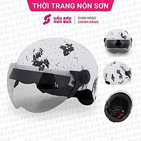 Mũ bảo hiểm có kính NÓN SƠN chính hãng BKP-TR066