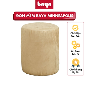 Mua Ghế Đôn Hình Trụ Tròn BAYA MINNEAPOLIS Thiết Kế Chắc Chắn  Bền Đẹp  Màu Sắc Sang Trọng  Phù Hợp Đi Kèm Với Ghế Bành  Sofa Kích Thước H40xDia40