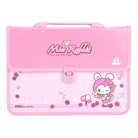 Cặp Học Sinh 2 Ngăn Deli W38135 (Giao Màu Ngẫu Nhiên)