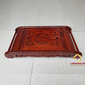 Mua Khay trà gỗ hương chân cuốn thư