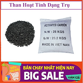 Than Hoạt Tính Dạng Trụ - Dạng Viên- Đơn Giá / 1 Bao / 25 Kg 