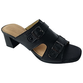 Dép Cao Gót Nữ BIGGBEN Da Bò Cao 5 Phân DCG107