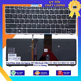 Bàn Phím dùng cho laptop HP Elitebook Elite X2-1011 G1 1012 G1 1020 G1 Có Khung - CÓ KHUNG - KHÔNG ĐÈN - Hàng Nhập Khẩu New Seal