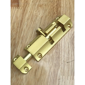 Mua Bộ 2 Chốt đồng cửa gỗ Mui rùa 100mm
