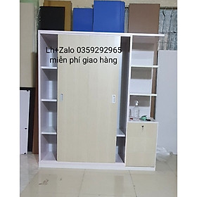 Tủ nhựa đài Loan 4 cánh 1 kệ cửa lùa